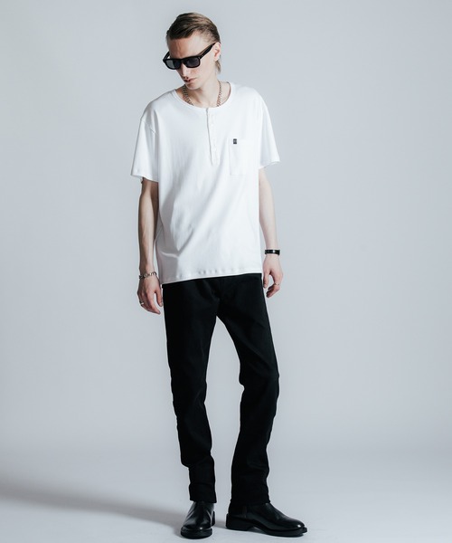 CRIMIE（クライミー） ヘンリーネック tシャツ EDDIE SHORT LENGTH
