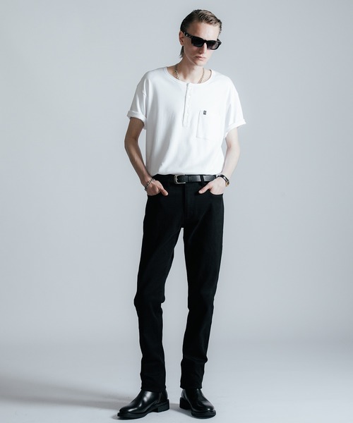 CRIMIE（クライミー） ヘンリーネック tシャツ EDDIE SHORT LENGTH