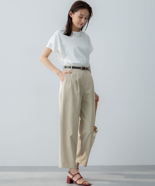 tシャツ GIZAコットンドルマンスリーブ Tシャツ レディース 組曲 tシャツ GIZAコットンドルマンスリーブ Tシャツ レディース