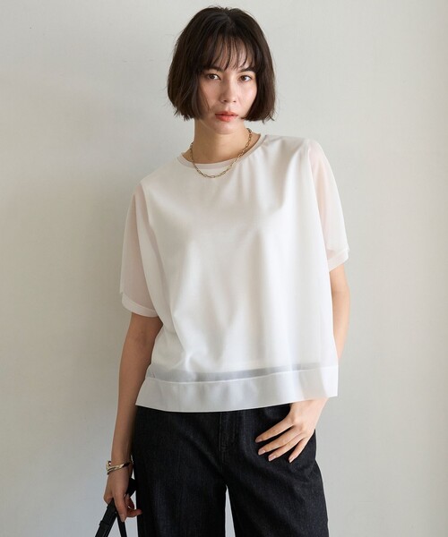 UNFILO（アンフィーロ） tシャツ シアーレイヤードT レディース