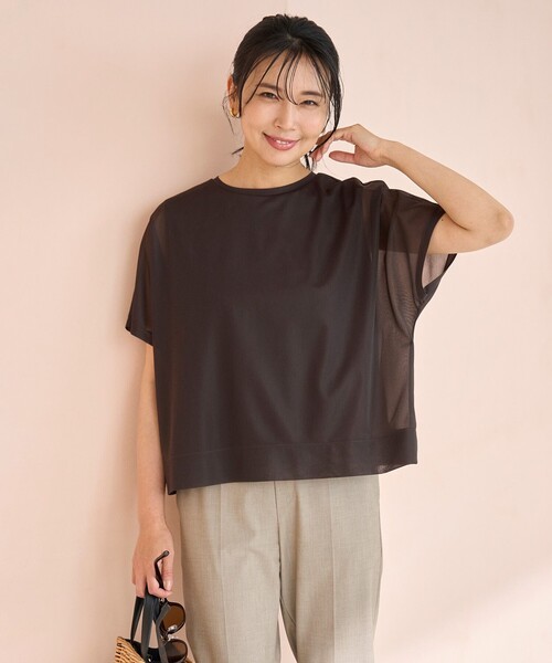 UNFILO（アンフィーロ） tシャツ シアーレイヤードT レディース