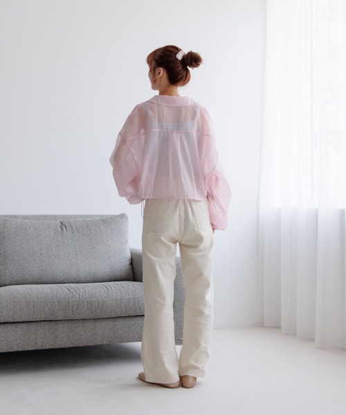 flower ブラトップ カップ付き キャミソール シャイニーブラトップ
