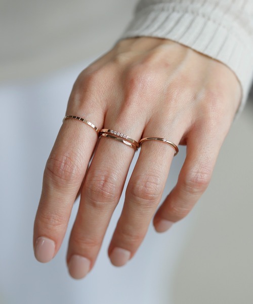 SIENA ROSE（シエナロゼ） 指輪 リング ROSETEN・スクエアカットリング