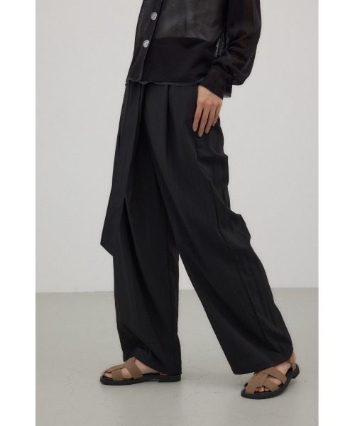 パンツ フロントラップワイドパンツ レディース | crie conforto | 19