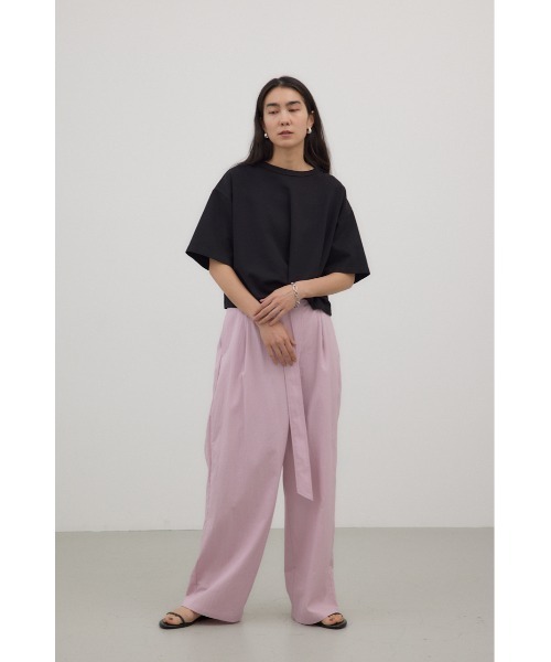 パンツ フロントラップワイドパンツ レディース | crie conforto | 06