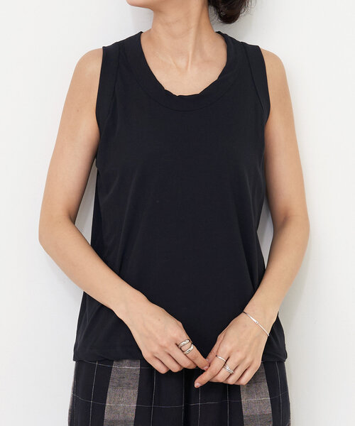 tシャツ 強撚さらっとタンクトップ レディース