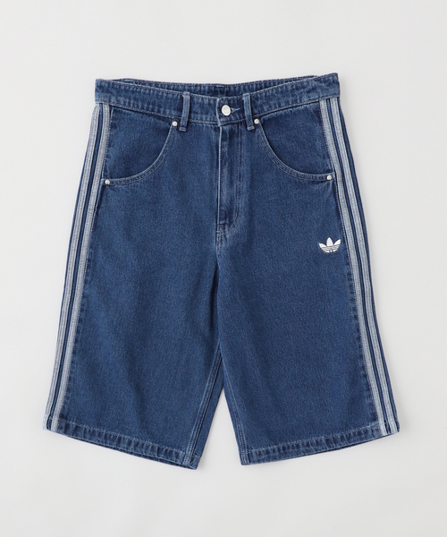 【adidas】デニム ショート パンツ [リラックス★履き心地◎] adidas】デニム ショート パンツ [リラックス☆履き心地◎]