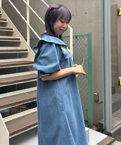 キャンディストリッパー☆デニムワンピース Candy Stripper（キャンディストリッパー）の「DENIM PLEATS