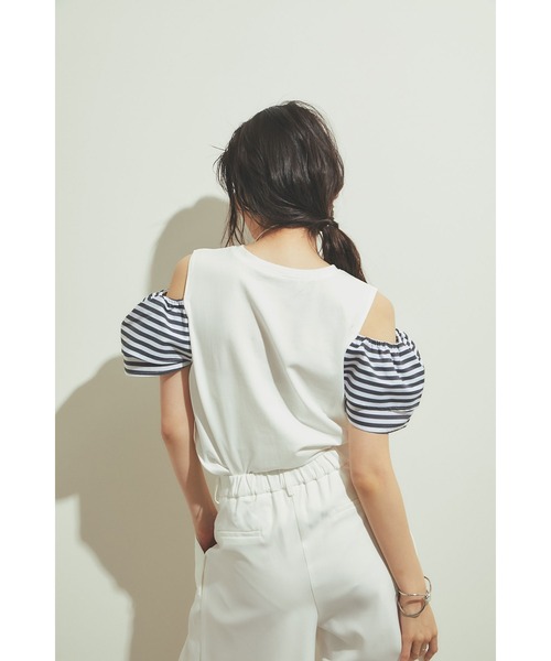 美品 ✨ room306comtemporary フリルトップス ノースリーブ room306 CONTEMPORARY / Satin Frill Tops