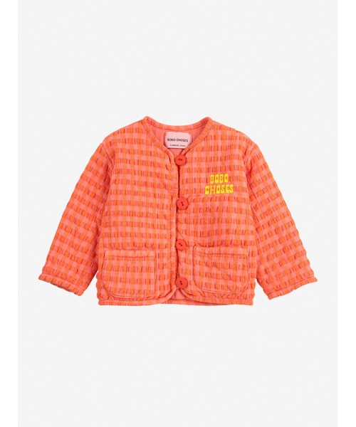 BOBO CHOSES（ボボショーズ） ノーカラージャケット アウター Vichy