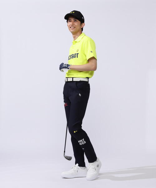 PEARLY GATES パンツ 「PEARLY GATES」ストレッチ綾目ドビー