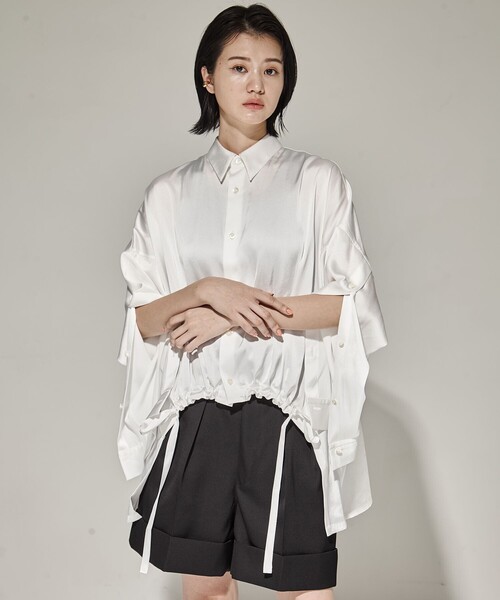 ウジョー UJOH 半袖Tシャツ レディース 3 セール】【UJOH/ウジョー】Curve Hem Half Sleeve Tシャツ（T