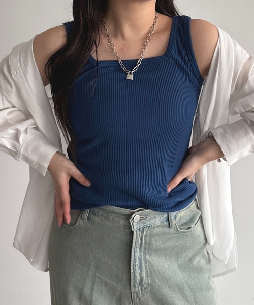 タンクトップ ノースリーブ 2WAYカットリブタンク「ZOZOTOWN限定アイテム」 レディース | apres jour mignon | 23