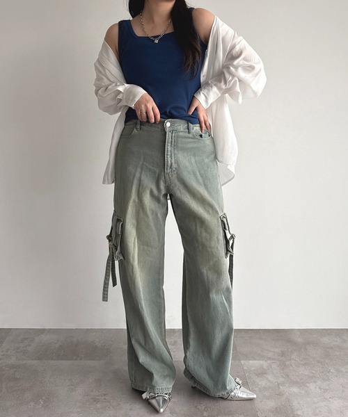 タンクトップ ノースリーブ 2WAYカットリブタンク「ZOZOTOWN限定アイテム」 レディース | apres jour mignon | 27