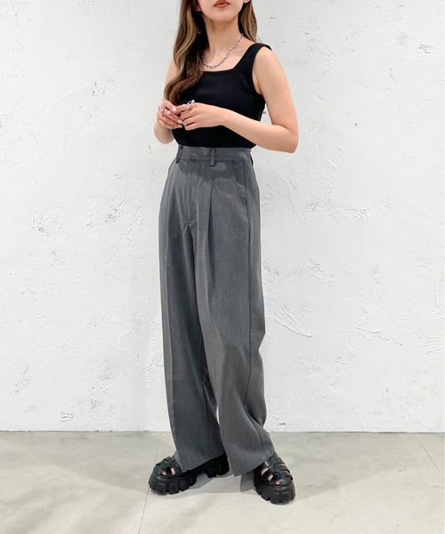 タンクトップ ノースリーブ 2WAYカットリブタンク「ZOZOTOWN限定アイテム」 レディース | apres jour mignon | 12