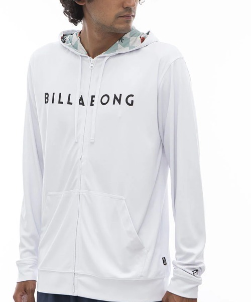 BILLABONG ラッシュパーカー OUTLET】BILLABONG レディース LOOSE ZIP UP HOODED RASHGUARD
