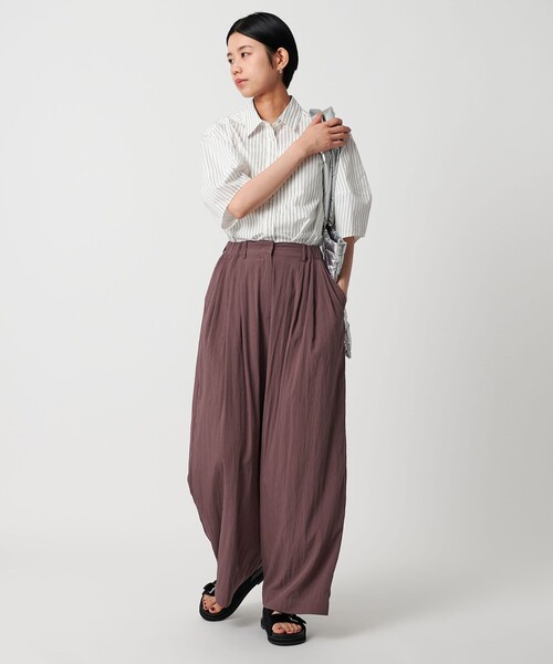 ESSENTIALS ワイドパンツ GeeRA｜インタックスラックスワイドパンツ | Rakuten Fashion