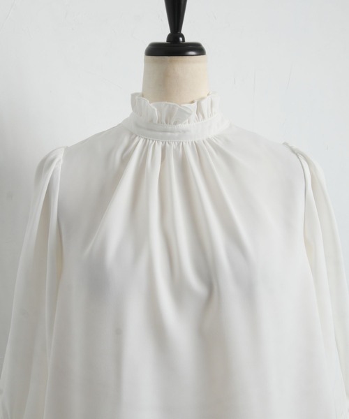 「tocco closet」 半袖ブラウス M ブラック レディース_画像7