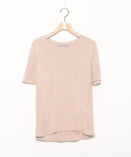 theory luxe 「theory luxe」 半袖ニット 38 ベージュ