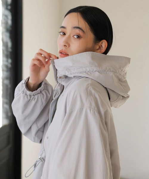 VIS（ビス） マウンテンパーカー FREE ライトグレー レディース  