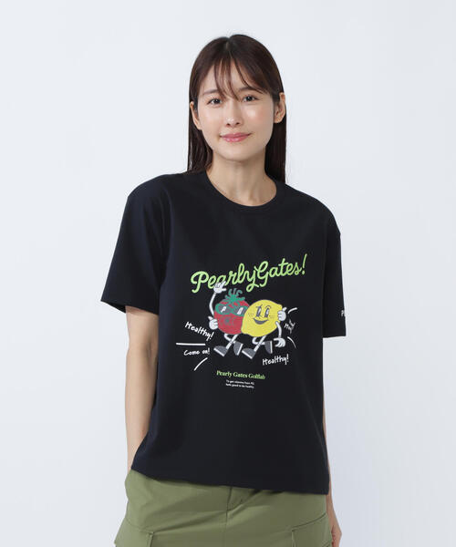 tシャツ 「PEARLY GATES」MVS Pe天竺半袖Tシャツ レディース MVS Pe天竺 半袖Tシャツ | PEARLY GATES（パーリーゲイツ