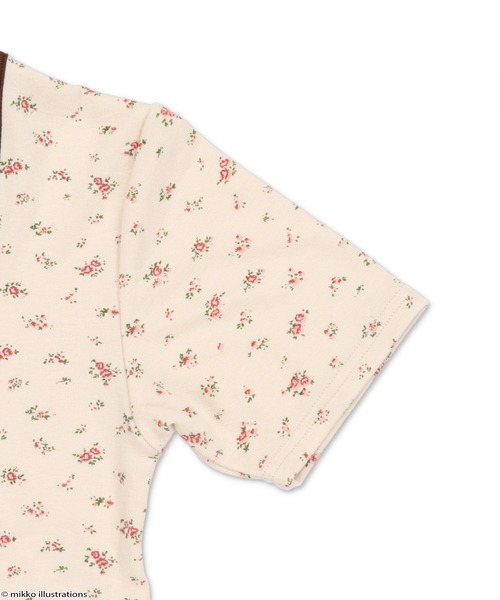 SPINNS tシャツ 「mikko illustrations」パイピングカットソー