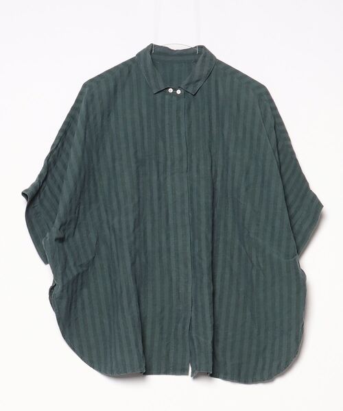「conges payes ADIEU TRISTESSE」 半袖シャツ 38 グリーン レディース