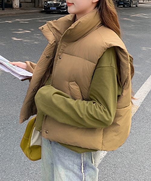 ショルダーニット　ダウンベスト メンズ キルティング ダウン ベスト通販 [1604-57403] - クロコダイル