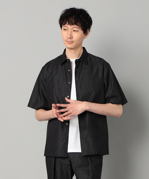 COMME CA MEN（コムサメン） シャツ 岡山織り超長綿高密度デニム