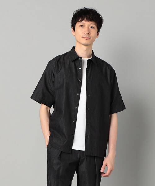 COMME CA MEN（コムサメン） シャツ 岡山織り超長綿高密度デニム