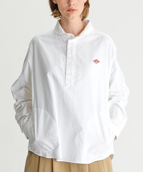 美品 即日匿名発送　DANTON 長袖シャツ 38 Mサイズ相当 美品』DANTON ダントン 長袖シャツ ネイビー サイズ38（Mサイズ）