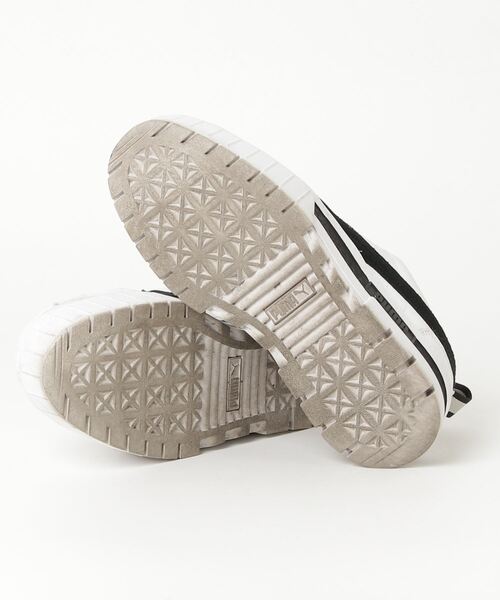PUMA 「PUMA」 ローカットスニーカー 24.5cm ホワイト×ブラック