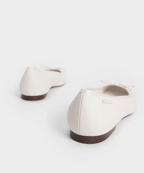「CHARLES & KEITH」 バレエシューズ 25.5cm ブラック レディース_画像7
