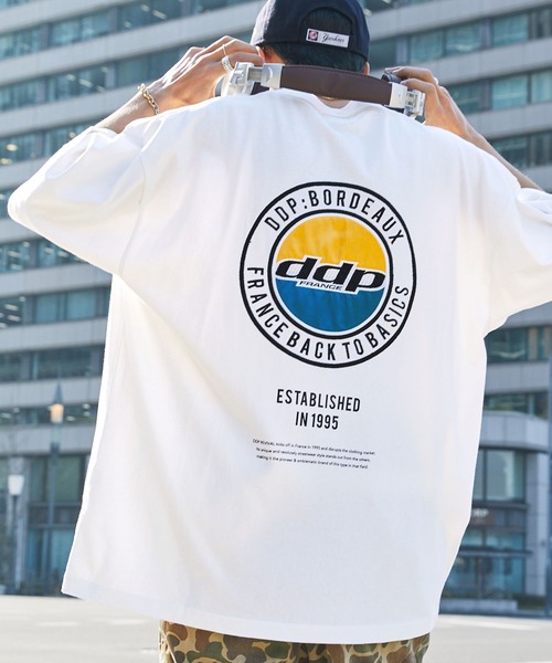 「ddp」 半袖Tシャツ L ホワイト メンズ