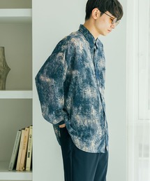 シャツ シアー柄長袖シャツ / 583348 メンズ｜ZOZOTOWN Yahoo!店