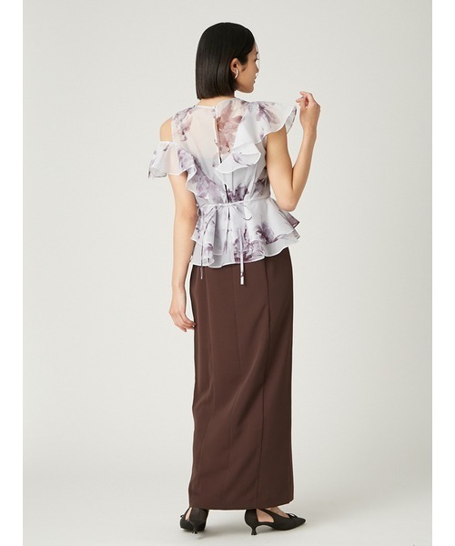 FRAY I.D（フレイ・アイディー） ドレス ラッフルブラウスセットドレス