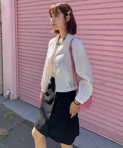 Dior コーデュロイ　ミニスカート スカート フロントボタンデザイン コーデュロイミニスカート