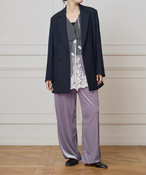 IENA LA BOUCLE（イエナラブークル） パンツ トリアセベロアイージー