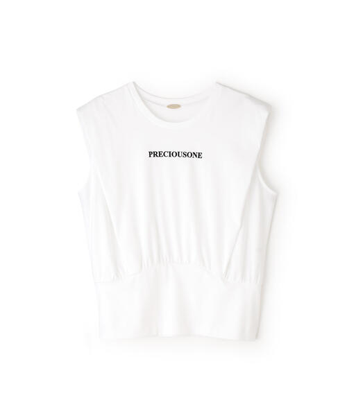 「PINKY&DIANNE」 ノースリーブトップス 38 ホワイト レディース_画像5