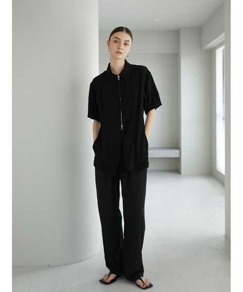 「LA PEAU DE GEM」 半袖シャツ FREE ベージュ レディース_画像9