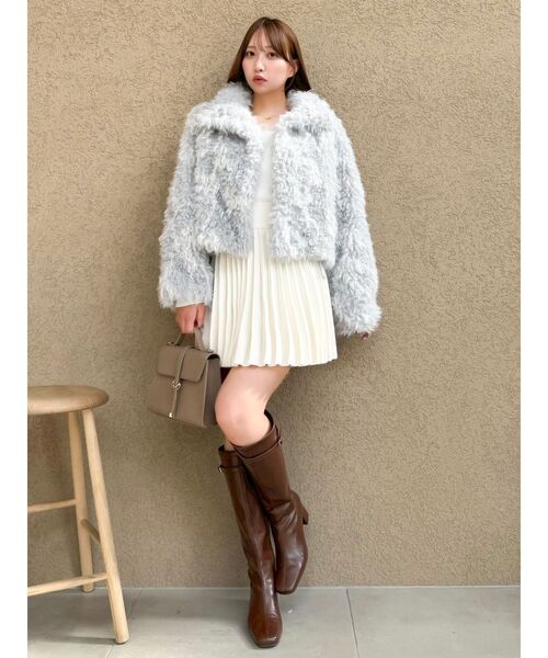 dazzlin（ダズリン） ブルゾン アウター カールエコファーブルゾン