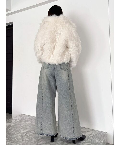 dazzlin（ダズリン） ブルゾン アウター カールエコファーブルゾン