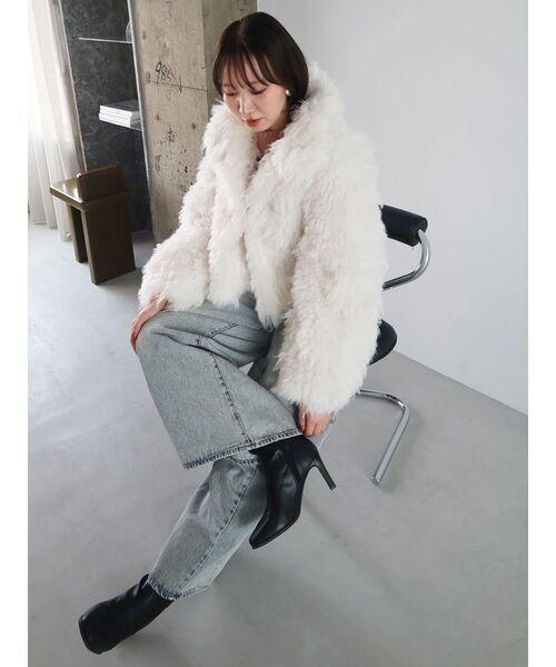 dazzlin（ダズリン） ブルゾン アウター カールエコファーブルゾン