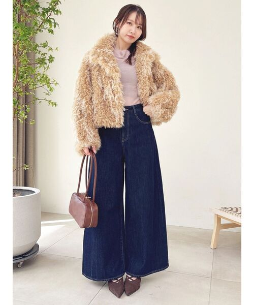 dazzlin（ダズリン） ブルゾン アウター カールエコファーブルゾン