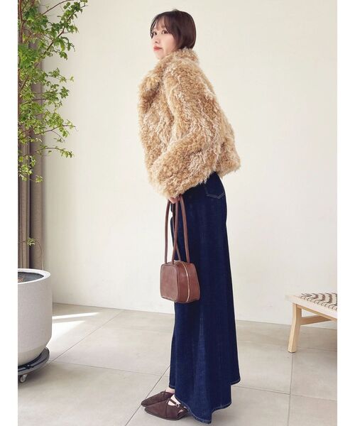 dazzlin（ダズリン） ブルゾン アウター カールエコファーブルゾン