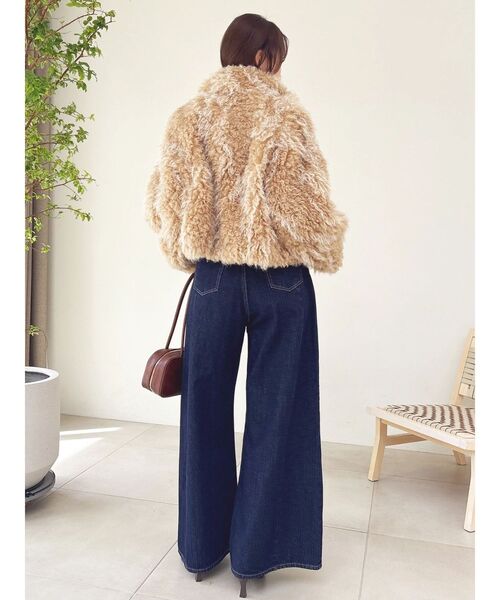 dazzlin（ダズリン） ブルゾン アウター カールエコファーブルゾン