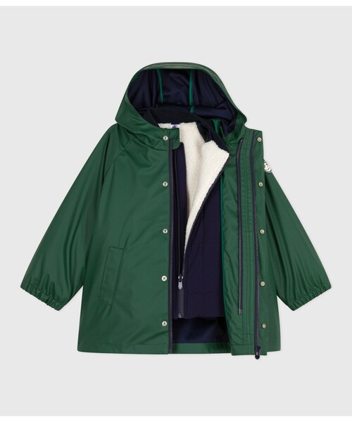 PETIT BATUE マウンテンパーカー 綿ジャケット PETIT BATEAU マウンテンパーカー アウター ヨットパーカ キッズ