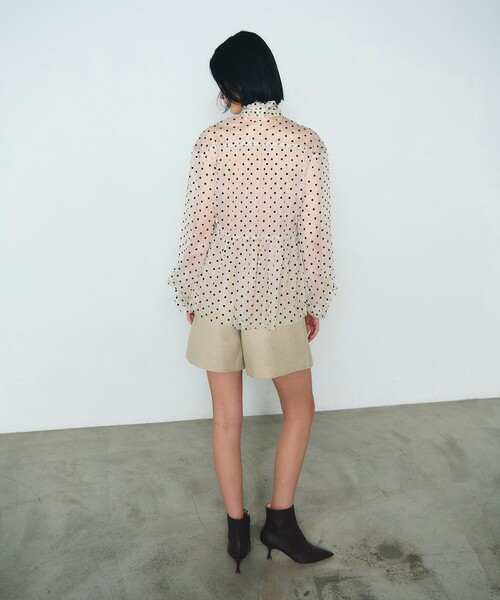 グレースコンチネンタル　ブラウス レースパッチブラウス / GRACE CONTINENTAL | GRACE CONTINENTAL