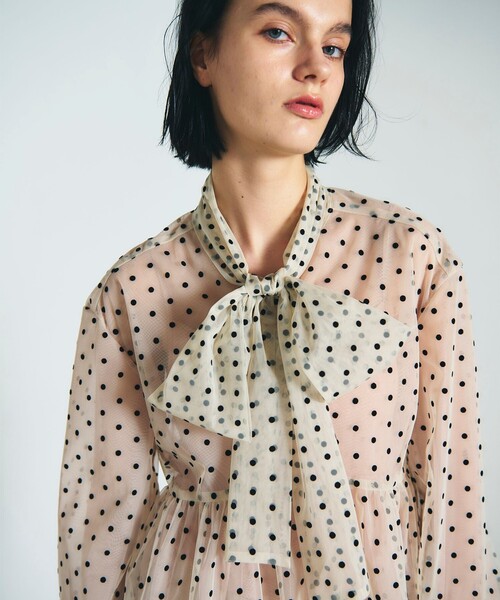 GRACE CONTINENTAL（グレースコンチネンタル） 長袖ブラウス 36 キナリ