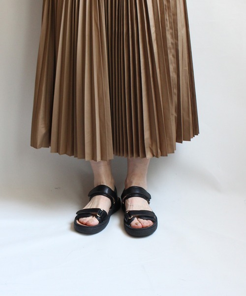 「MOHI」 フラットサンダル 37 ブラック レディース_画像4